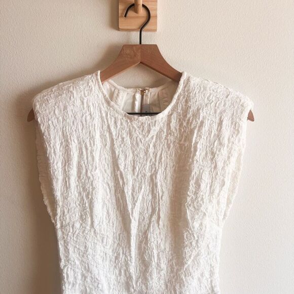 New Anthro Sabina Musayev Bamboo Cut Out Mini Dress Size XL - Picture 7 of 11